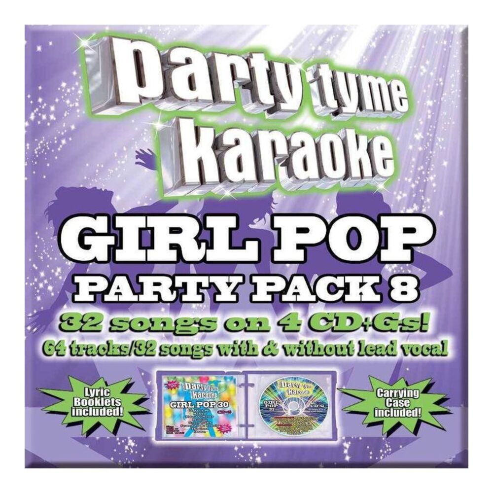 Various Artists - Party Tyme Karaoke Girl Pop Party Pack 8 (4 CD)